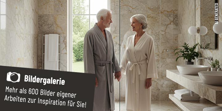 Antikmarmor im Badezimmer