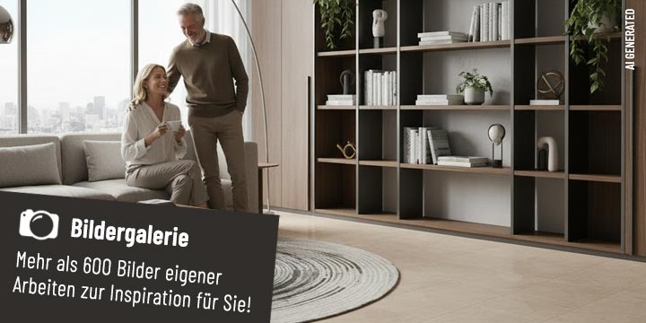 Keramikfliesen im Wohnzimmer