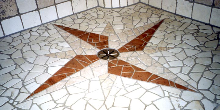 Mosaik aus Bruchstein