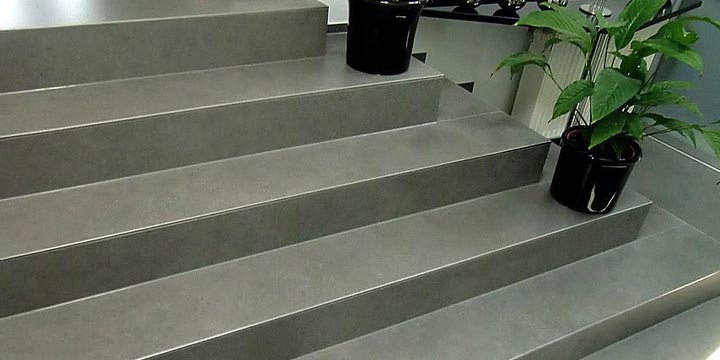 Treppen aus Großen Platten - XXL-Fliesen