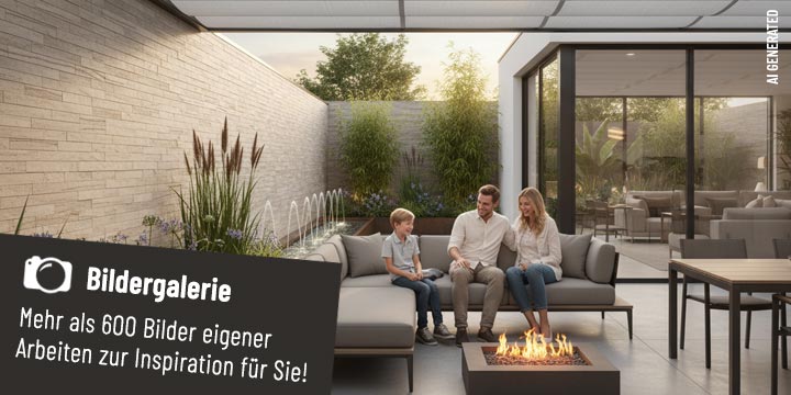 Wandriemchen auf der Terrasse